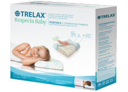 Подушка ортопедическая Trelax Respecta  Baby с эффектом памяти для детей от 3-х лет