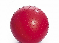 Мяч гимнастический Тривес игольчатый с насосом, 65см