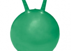 Гимнастический мяч детский с рожками Крейт DMp 55 см в коробке с насосом 